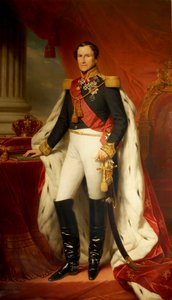 Portrait of Leopold I, King of the Belgians, 1856