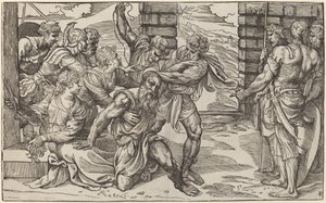 Samson and Delilah by Niccolò Boldrini after Titian
