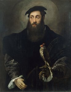 Portrait of a Gentleman with a Falcon