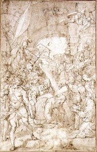 The Road to Calvary by Niccolo Circignano