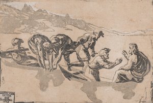 The Miracle of the Fishes, after Raphael by Niccolo Vicentino