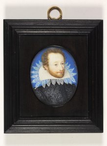 A Gentleman Called the Earl of Essex by Nicholas (school of) Hilliard