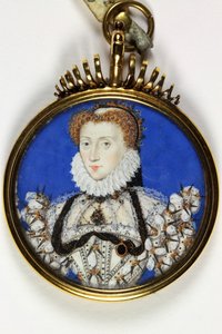 A lady traditionally identified as Elizabeth I by Nicholas Hilliard
