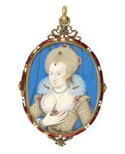 Anne of Denmark, Wife of King James I of England by Nicholas Hilliard