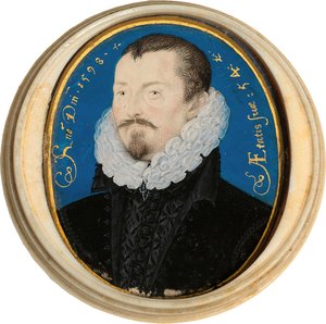 Portrait of Sir Thomas Bodley by Nicholas Hilliard