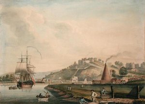 Clifton from the River Avon by Nicholas Pocock