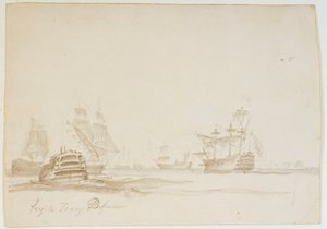 The Battle of the Glorious First of June by Nicholas Pocock