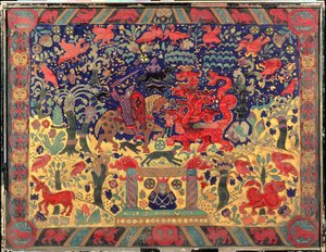 Battle with the Dragon by Nicholas Roerich