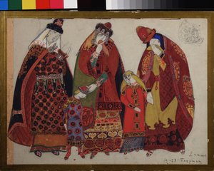 Costume Designs for the Opera Prince Igor by Alexander Borodin