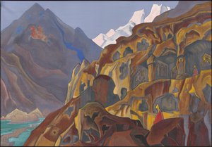 Sacred Caves by Nicholas Roerich