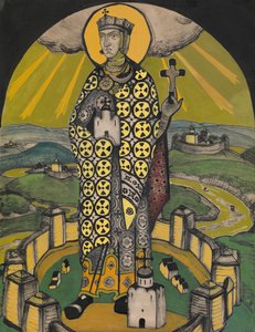 Saint Olga, Princess of Kiev by Nikolai Konstantinowitsch Roerich
