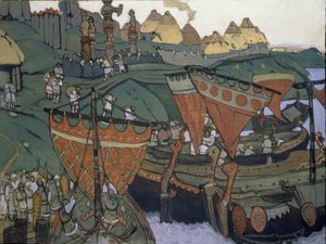 The Slavs on the Dnieper by Nicholas Roerich