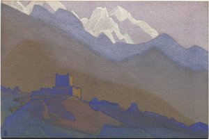 Tibet, Himalayas, 1936 by Nicholas Roerich