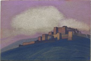 Tibetan Fortress by Nicholas Roerich