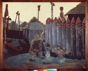 A Pagan Mound by Nicholas Roerich