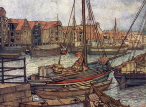 Norway: Bergen Boats and Warehouses by Nico Jungman