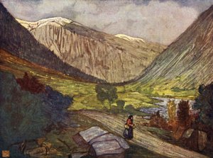 Norway: Mountains and River at Gjora by Nico Jungman