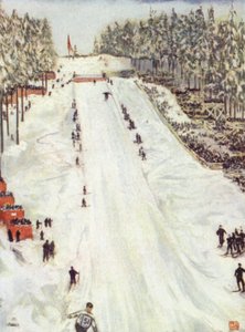 Norway: Ski Sports, the Great Holmencollen Day Outside Christiania