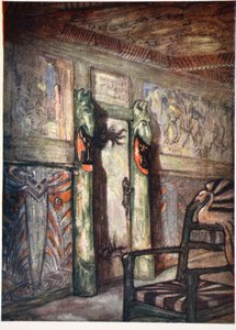 Room by Munthe at Holmencollen, 1905