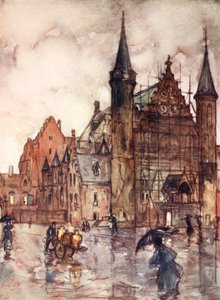 The Binnenhof, The Hague, 1904