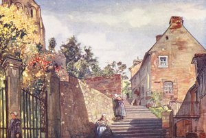 An Approach to the Abbey, Mont St Michel