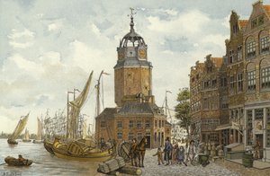 Haringpakkerstoren Tower, Amsterdam, 19th Century