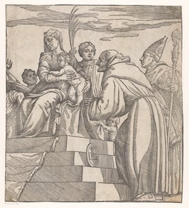 Doge Francesco Donato Kneeling Before Mary and Christ (Right Half)