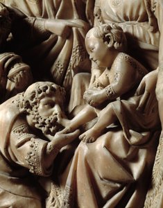 The Travel and Adoration of the Magi (detail)