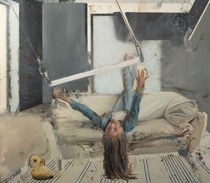 Girl with a Trapeze by Nicola Pucci
