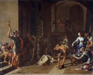 The beheading of Saint John Baptist
