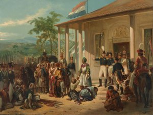 The Arrest of Diponegoro by Lieutenant-General De Kock by Nicolaas Pieneman