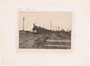 Moving Train by Nicolaas van der Waay