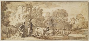Mercury and Argus with a Herd of Cattle
