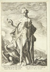The Vision by Nicolaes Jansz. Clock