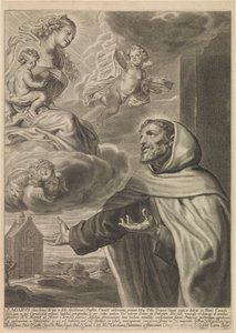 Saint Agabus of Jerusalem Worships Mary