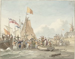 Arrival of Prince Willem Frederik at Scheveningen, November 30, 1813