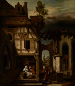 Adoration of the Shepherds, c.1660 by Nicolaes Maes