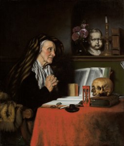 An Old Woman Praying