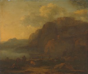 Italian Landscape by Nicolaes Pietersz Berchem