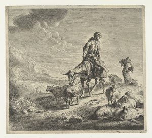 Man on a Donkey