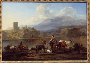 The passage of the painting tray