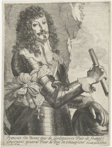 Portrait of François de Bonne-Lesdiguières-de Créquy by Nicolaes Van Helt Stockade