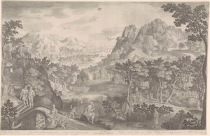 Hosea and the Adulterous Woman in a Landscape