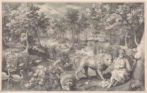 Jeremiah in the Wilderness by Nicolaes de Bruyn