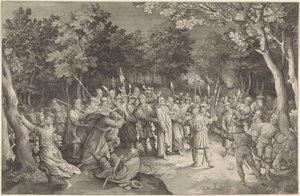 The Kiss of Judas and the Arrest of Christ by Nicolaes de Bruyn
