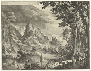 Moses Addressed by God on Mount Horeb