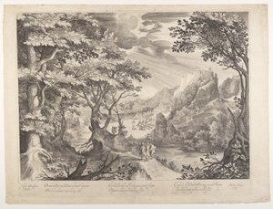 The Disciples on the Way to Emmaus by Nicolaes de Bruyn