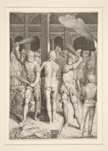 The Flagellation, from the Passion Series by Nicolaes de Bruyn