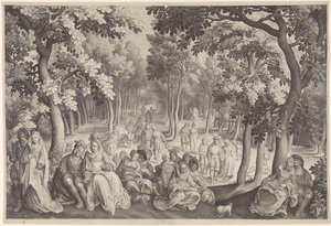 Garden of Love by Nicolaes de Bruyn