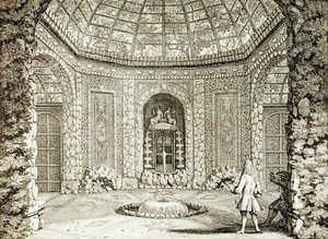 View of a grotto, late 17th century by Nicolaes the Elder Visscher